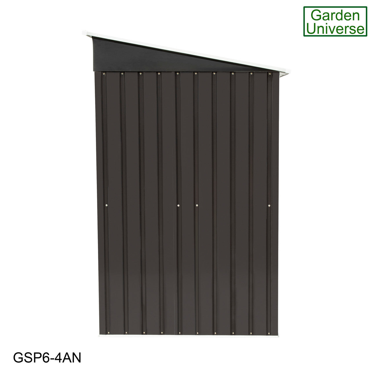 Metal Garden Shed 6' x 4' Storage in Anthracite with Base Frame GSP6-4AN