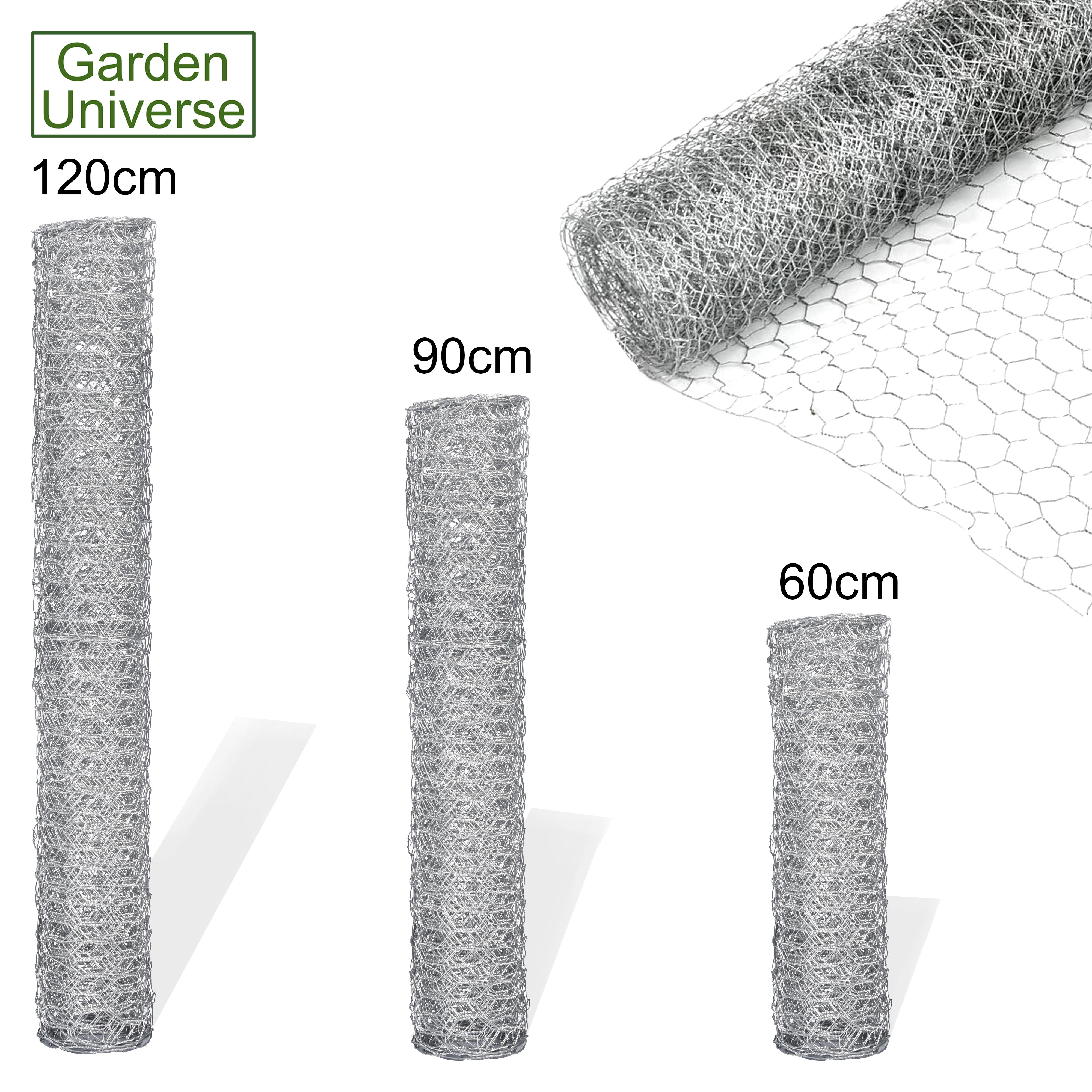 Chicken Wire Galvanised W 120cm x L 50m W03-15