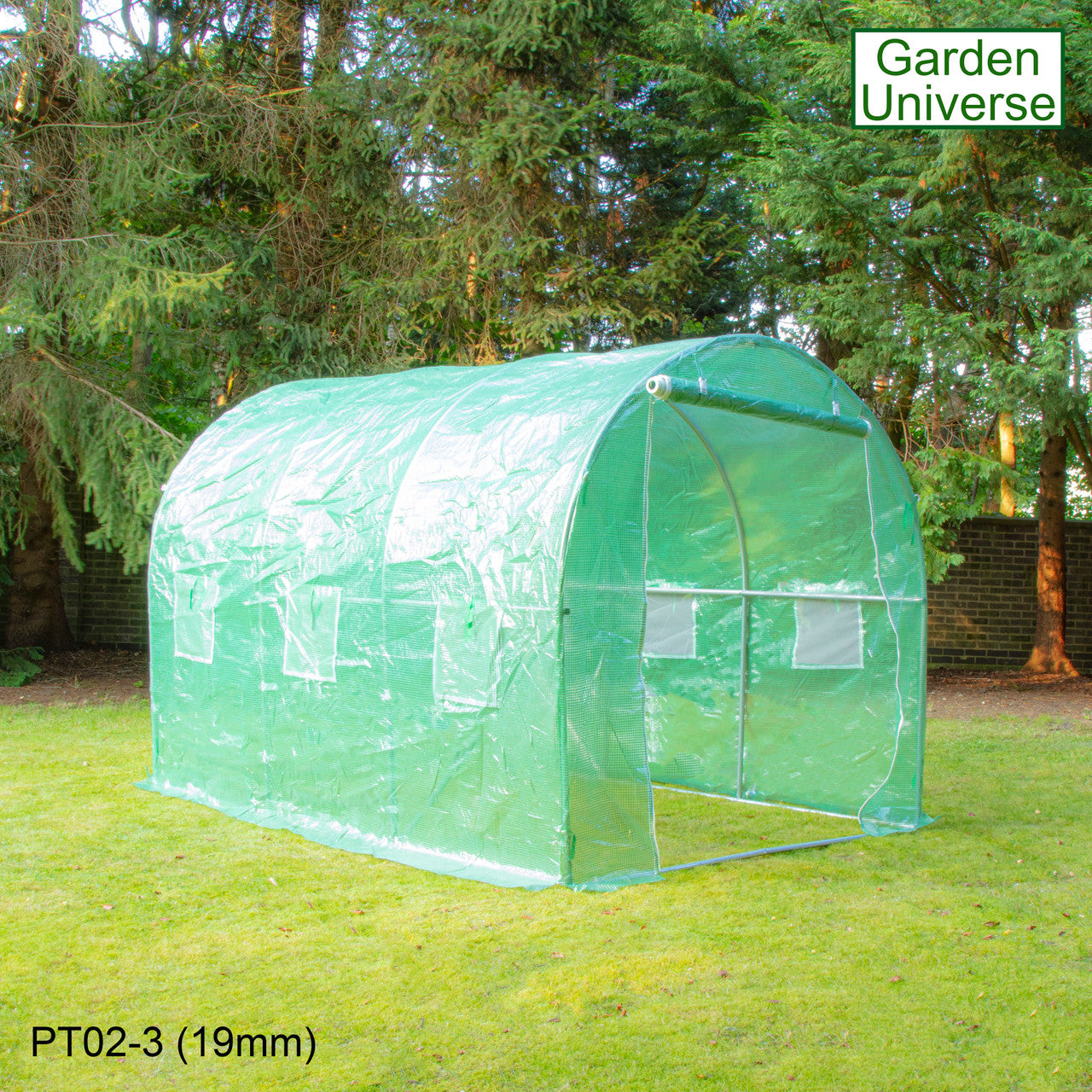 Polytunnel 2m x 3m with 19mm Galvanised Steel Frame PT02-3 (19mm)