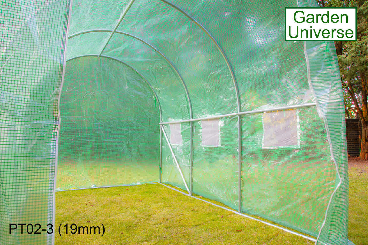 Polytunnel 2m x 3m with 19mm Galvanised Steel Frame PT02-3 (19mm)