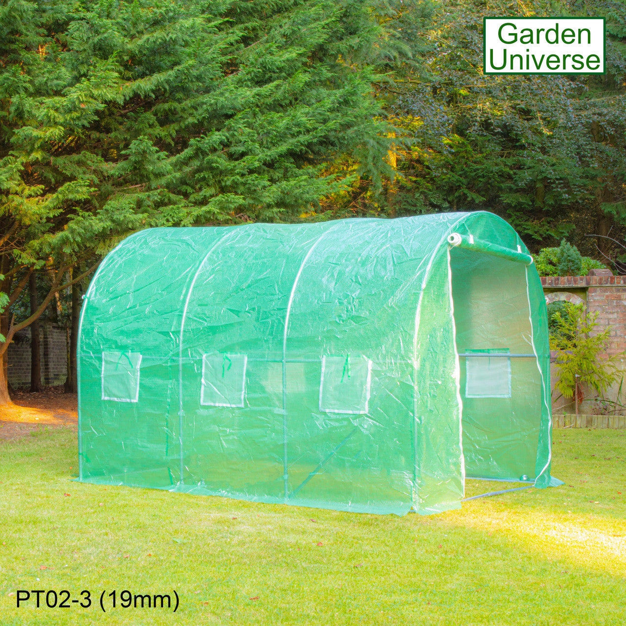 Polytunnel 2m x 3m with 19mm Galvanised Steel Frame PT02-3 (19mm)