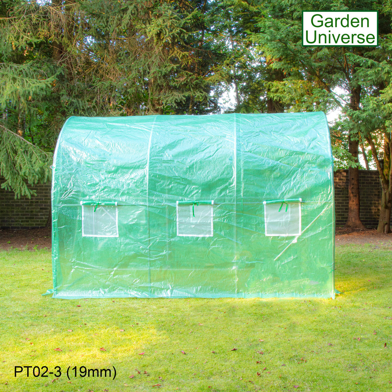 Polytunnel 2m x 3m with 19mm Galvanised Steel Frame PT02-3 (19mm)