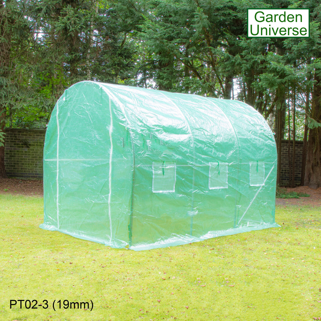 Polytunnel 2m x 3m with 19mm Galvanised Steel Frame PT02-3 (19mm)