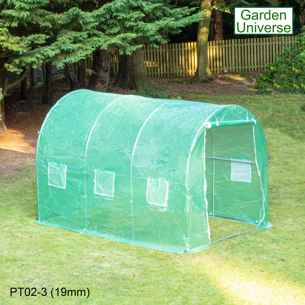 Polytunnel 2m x 3m with 19mm Galvanised Steel Frame PT02-3 (19mm)