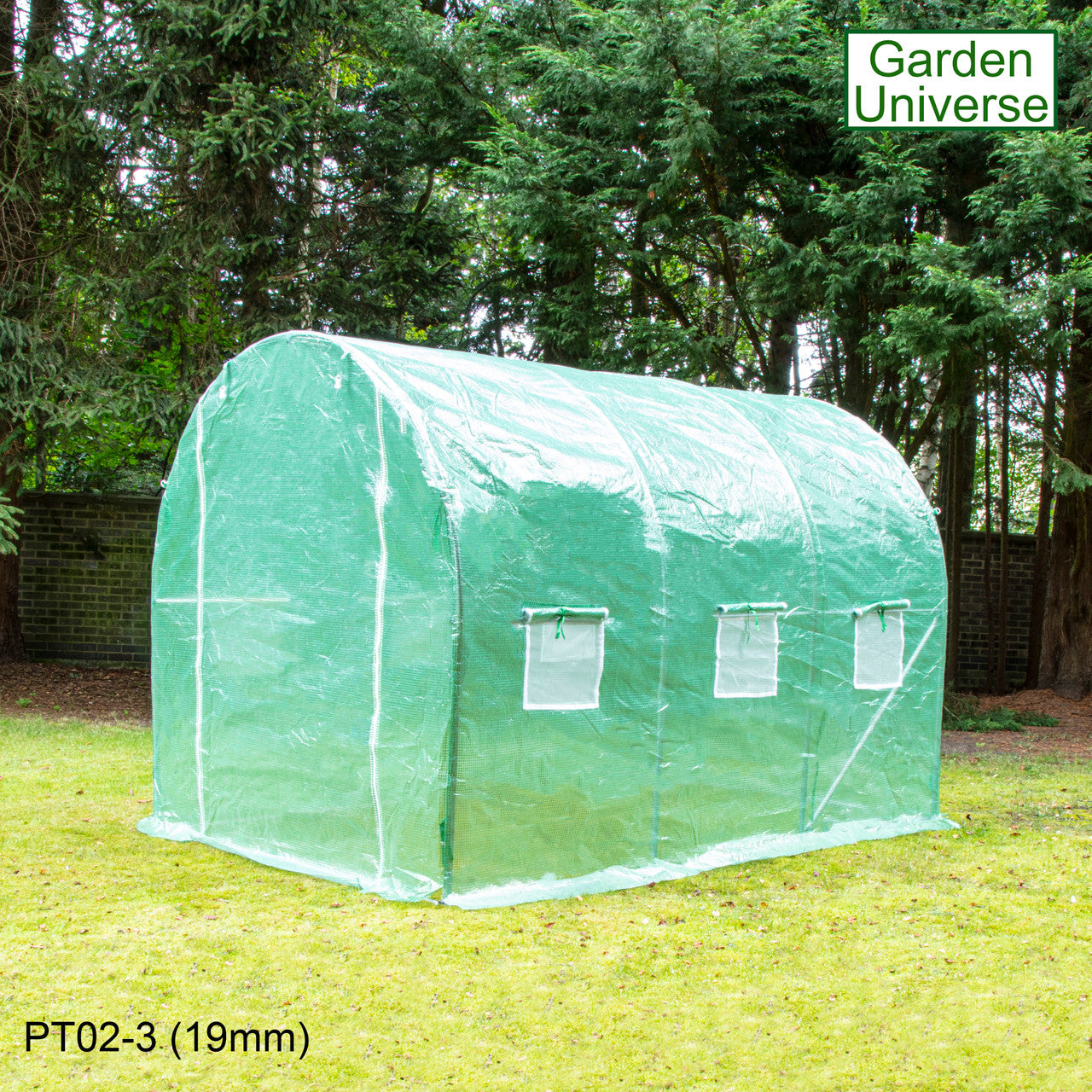 Polytunnel 2m x 3m with 19mm Galvanised Steel Frame PT02-3 (19mm)