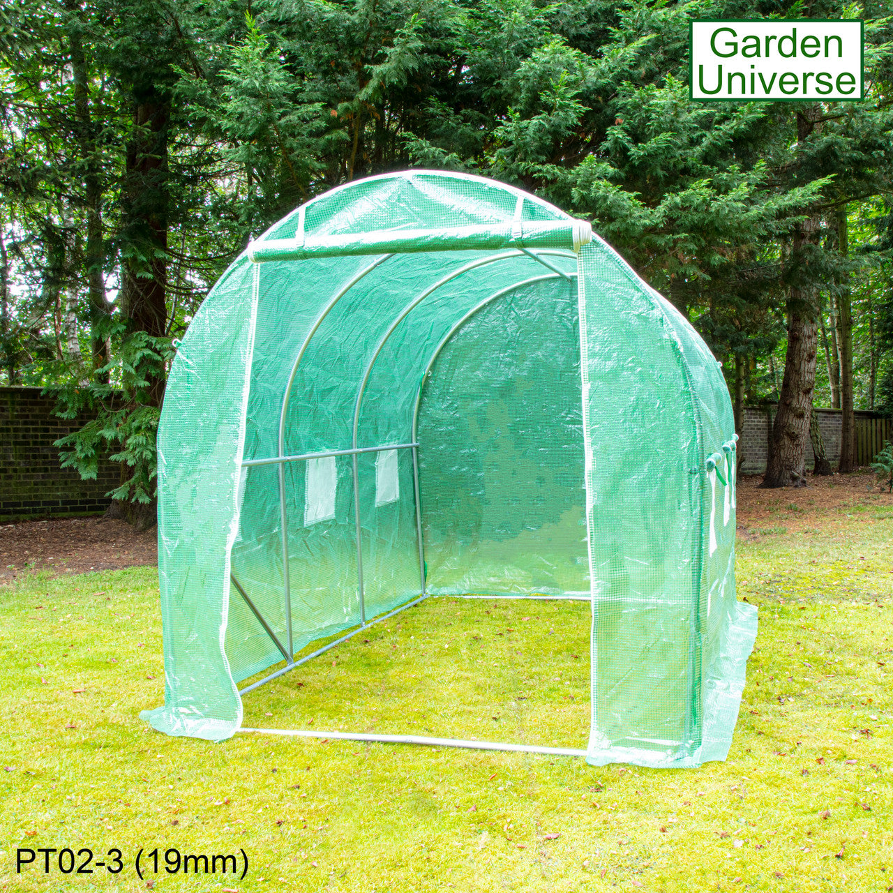 Polytunnel 2m x 3m with 19mm Galvanised Steel Frame PT02-3 (19mm)