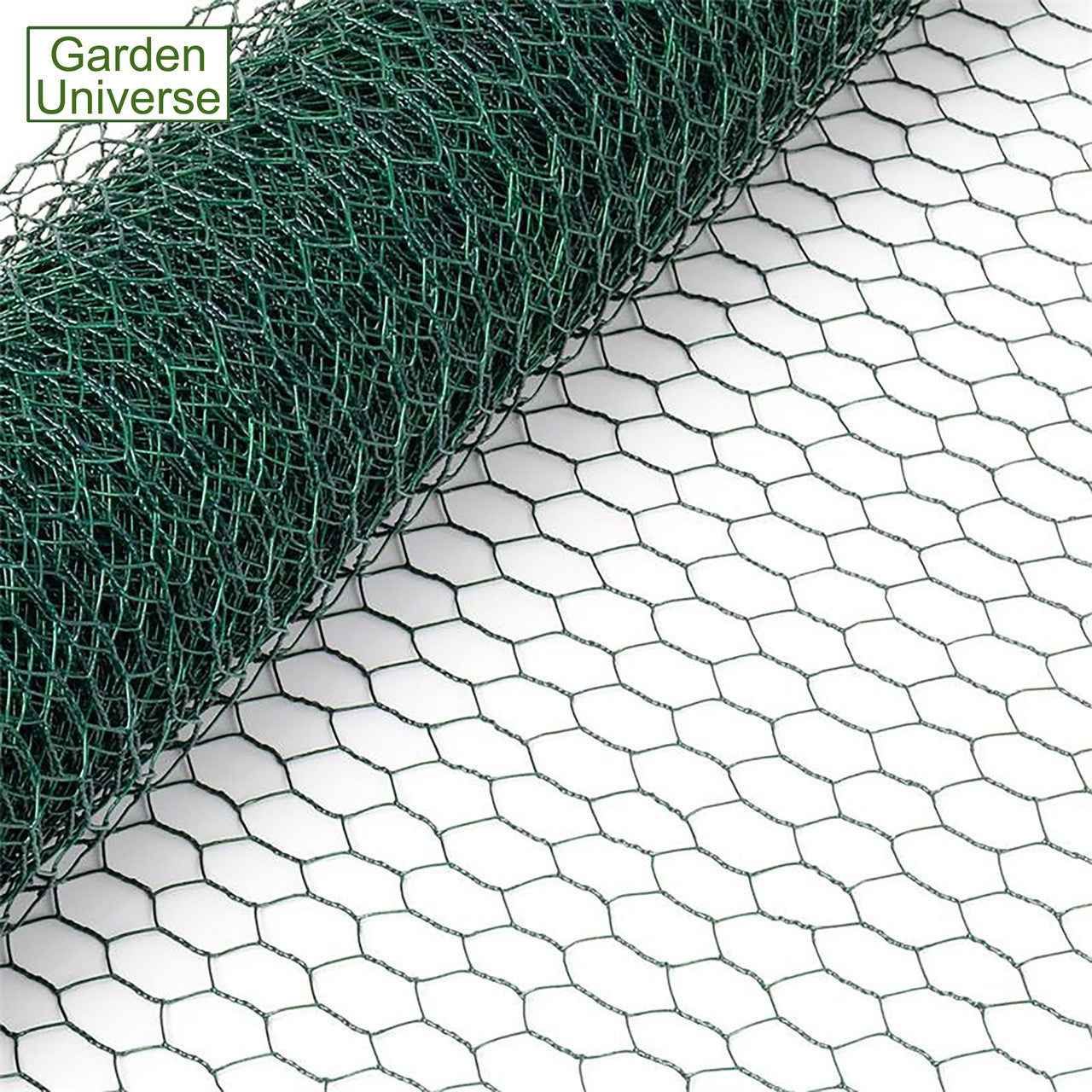 Chicken Wire PVC Coated Green W 60cm x L 25m Fence Aviary W04-2