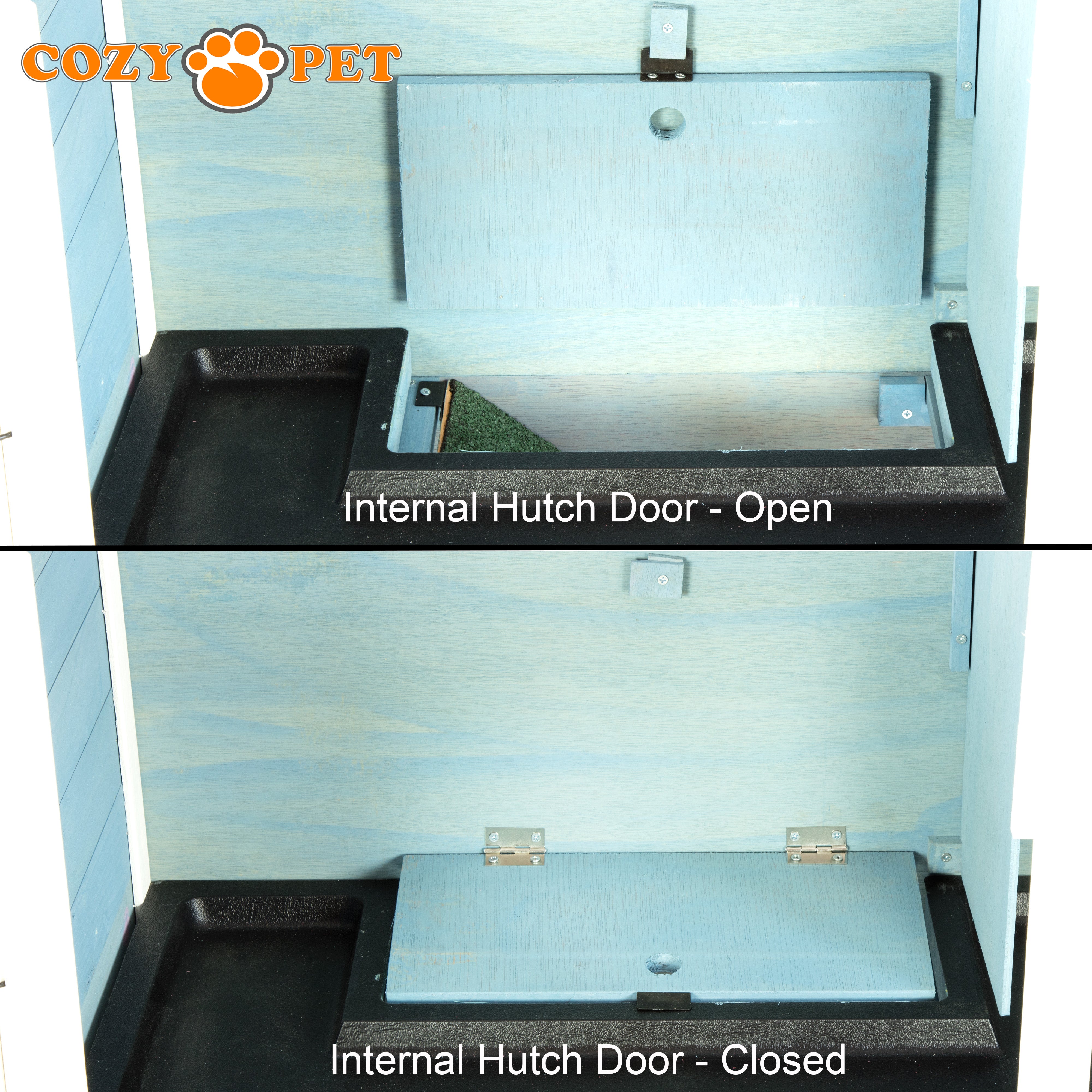 Rabbit Hutch 3ft - Blue - RH03BL