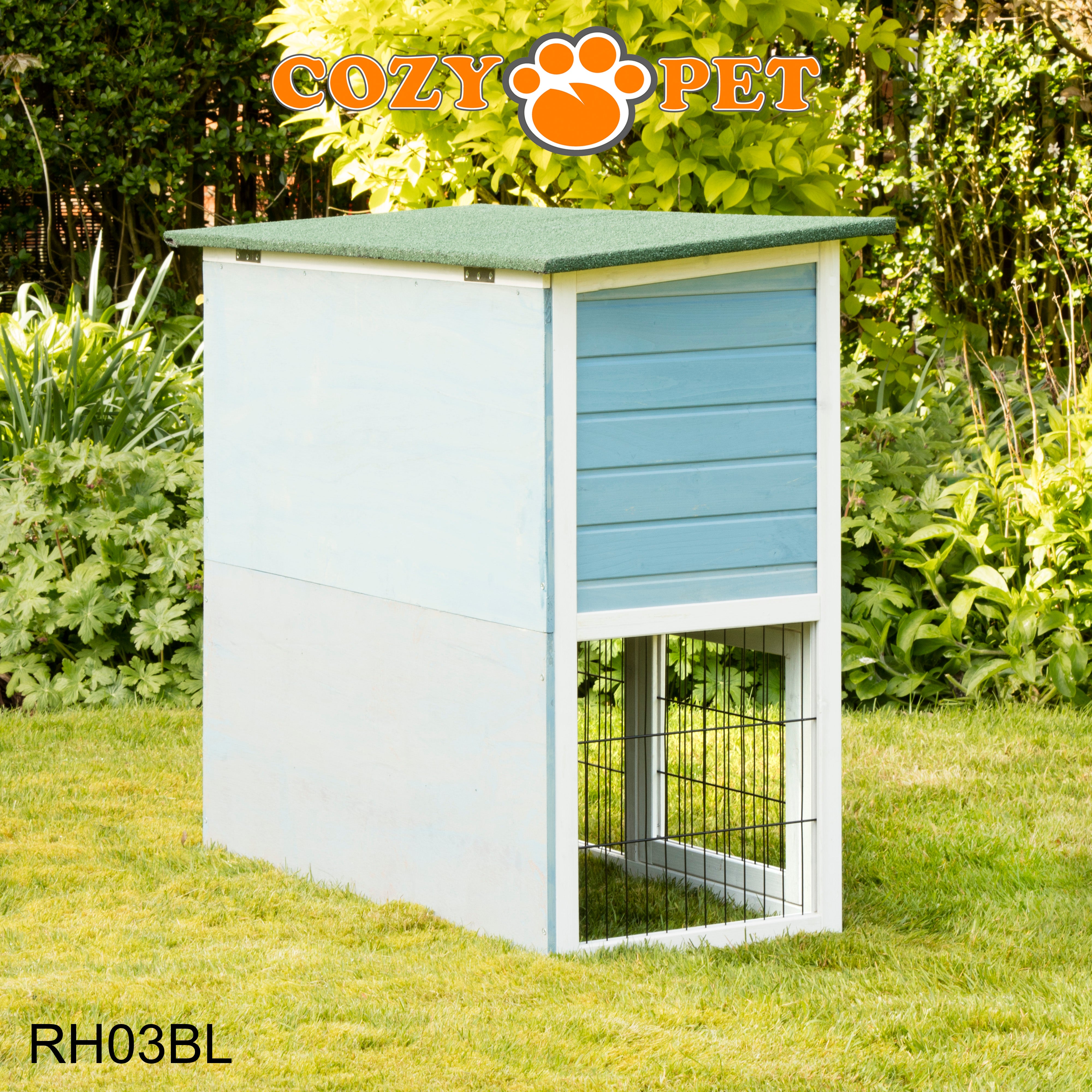 Rabbit Hutch 3ft - Blue - RH03BL