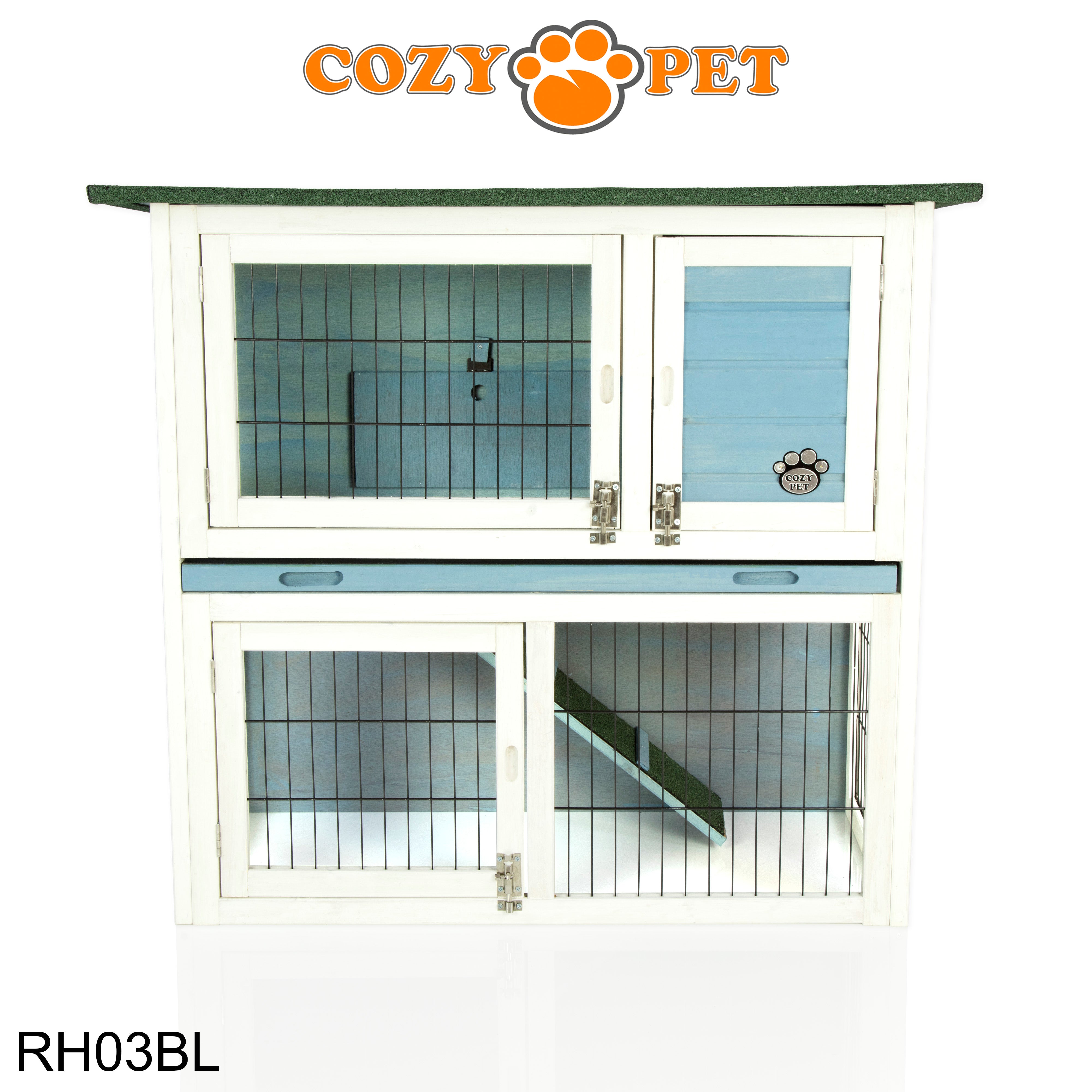 Rabbit Hutch 3ft - Blue - RH03BL