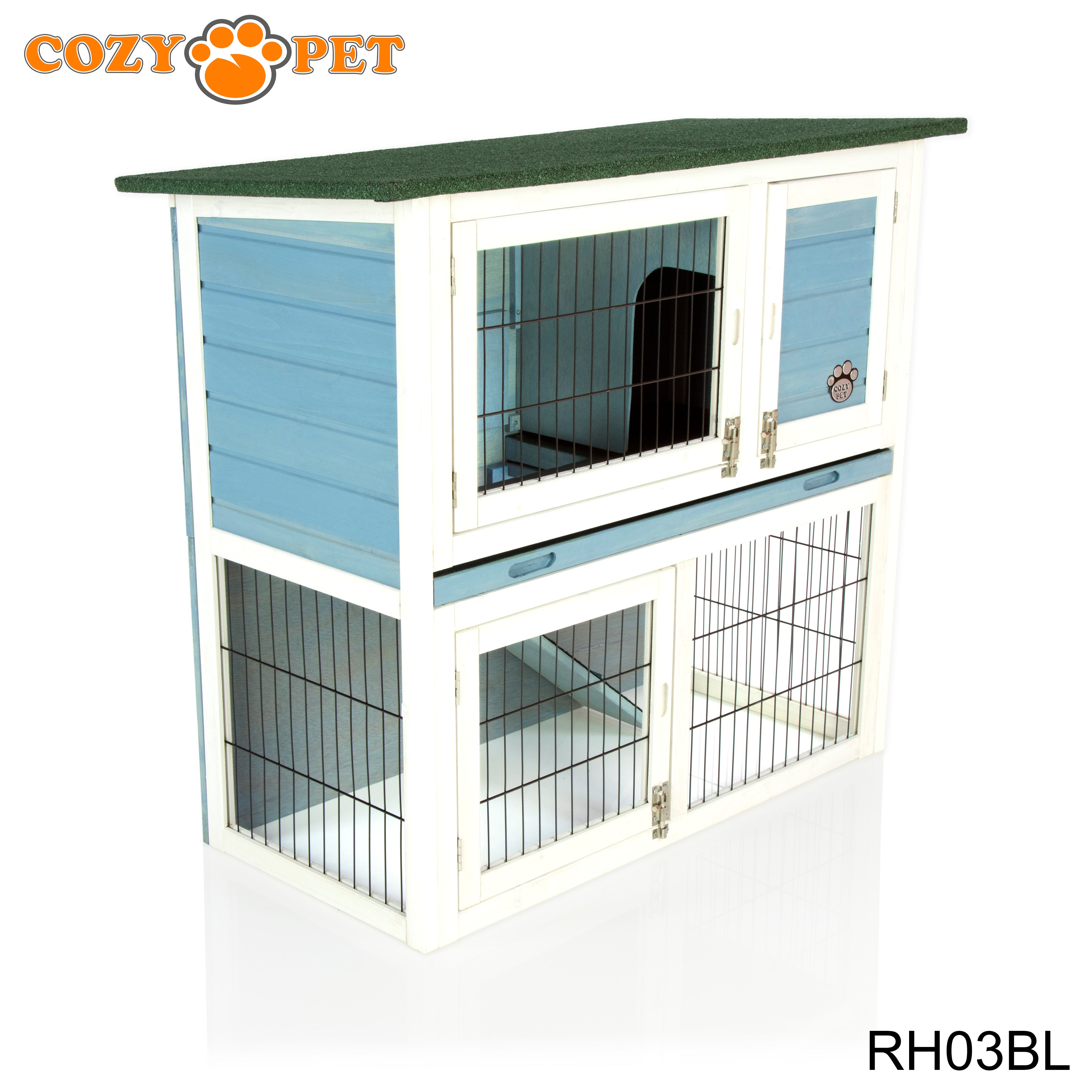 Rabbit Hutch 3ft - Blue - RH03BL