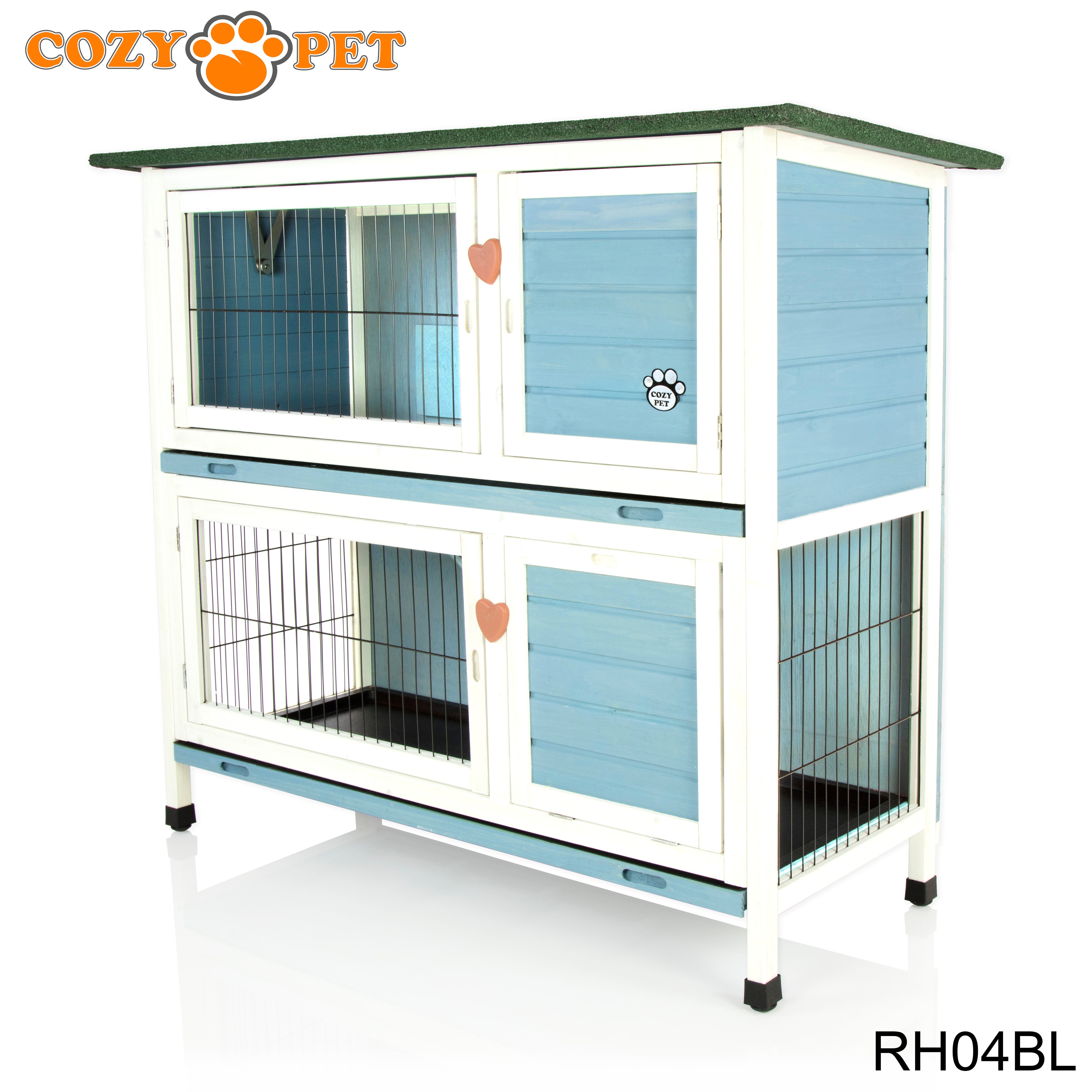 Rabbit Hutch 4ft - Blue - RH04BL