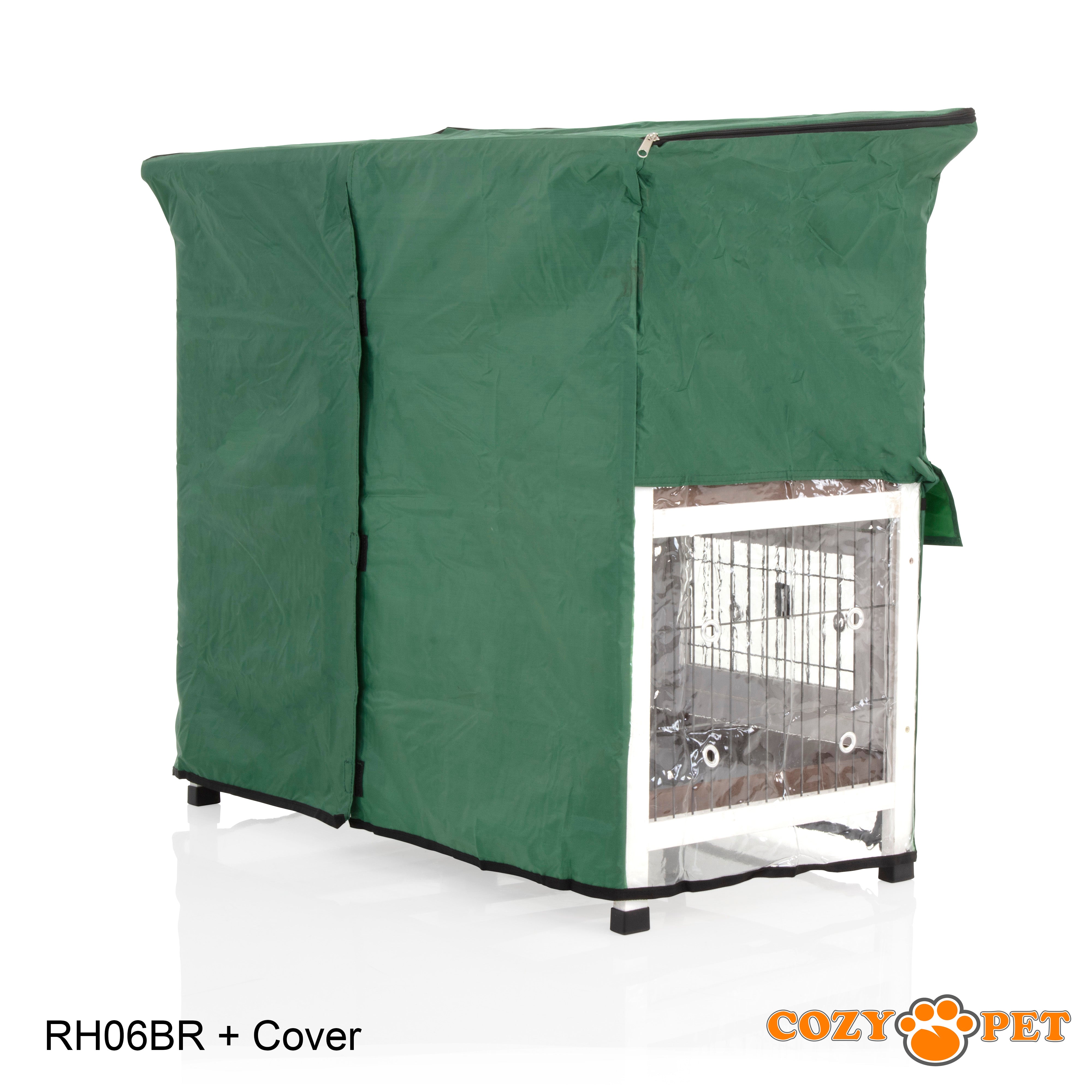 Rabbit Hutch 3ft with Cover - Brown - RH06BR + RH06C