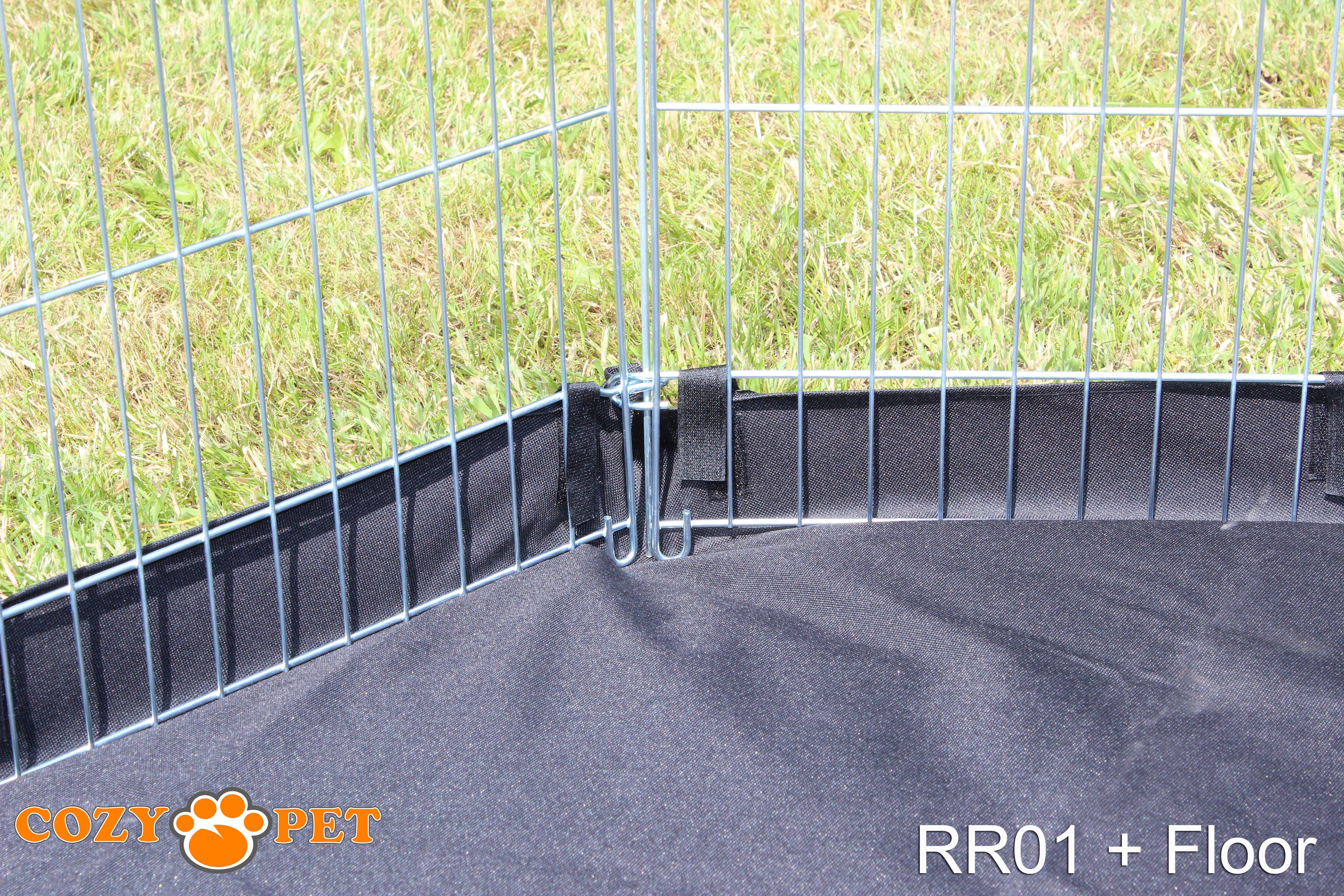 Rabbit Run 6 Panel with Sunshade and Floor Model RR01 + Floor