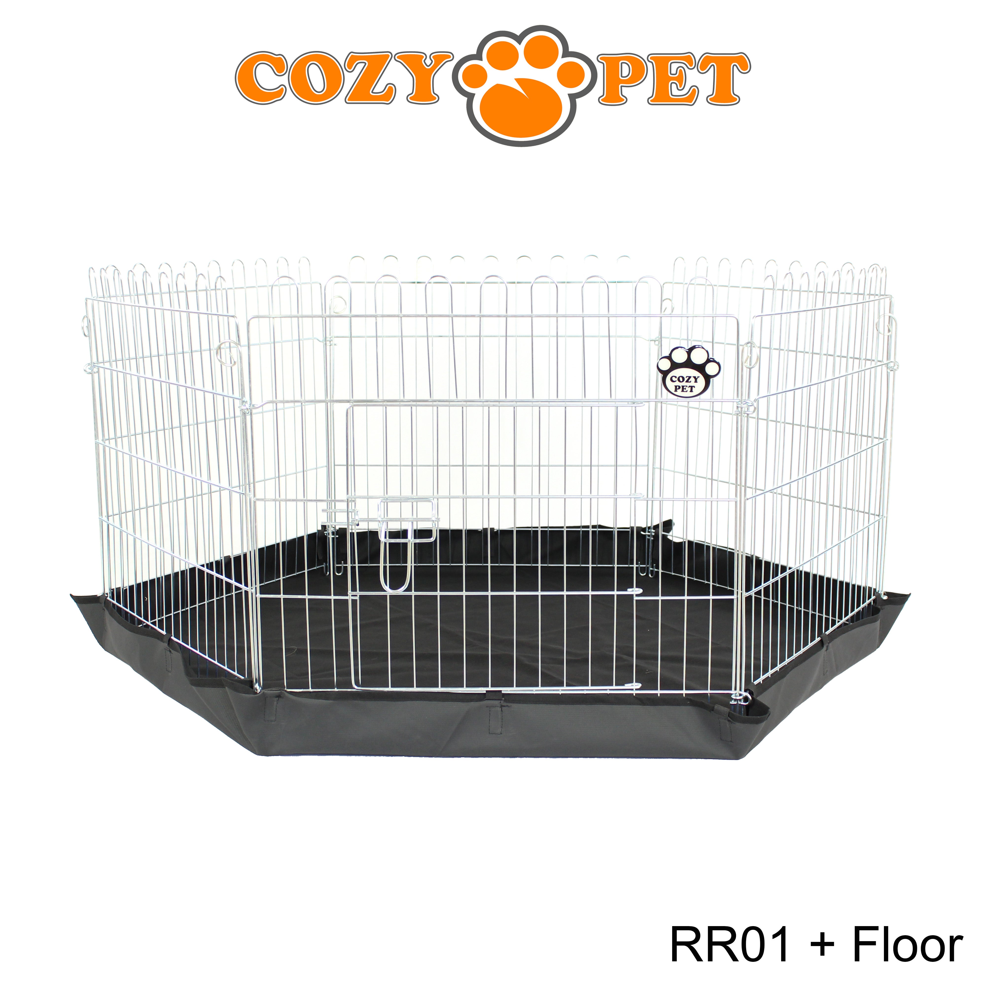 Rabbit Run 6 Panel with Sunshade and Floor Model RR01 + Floor