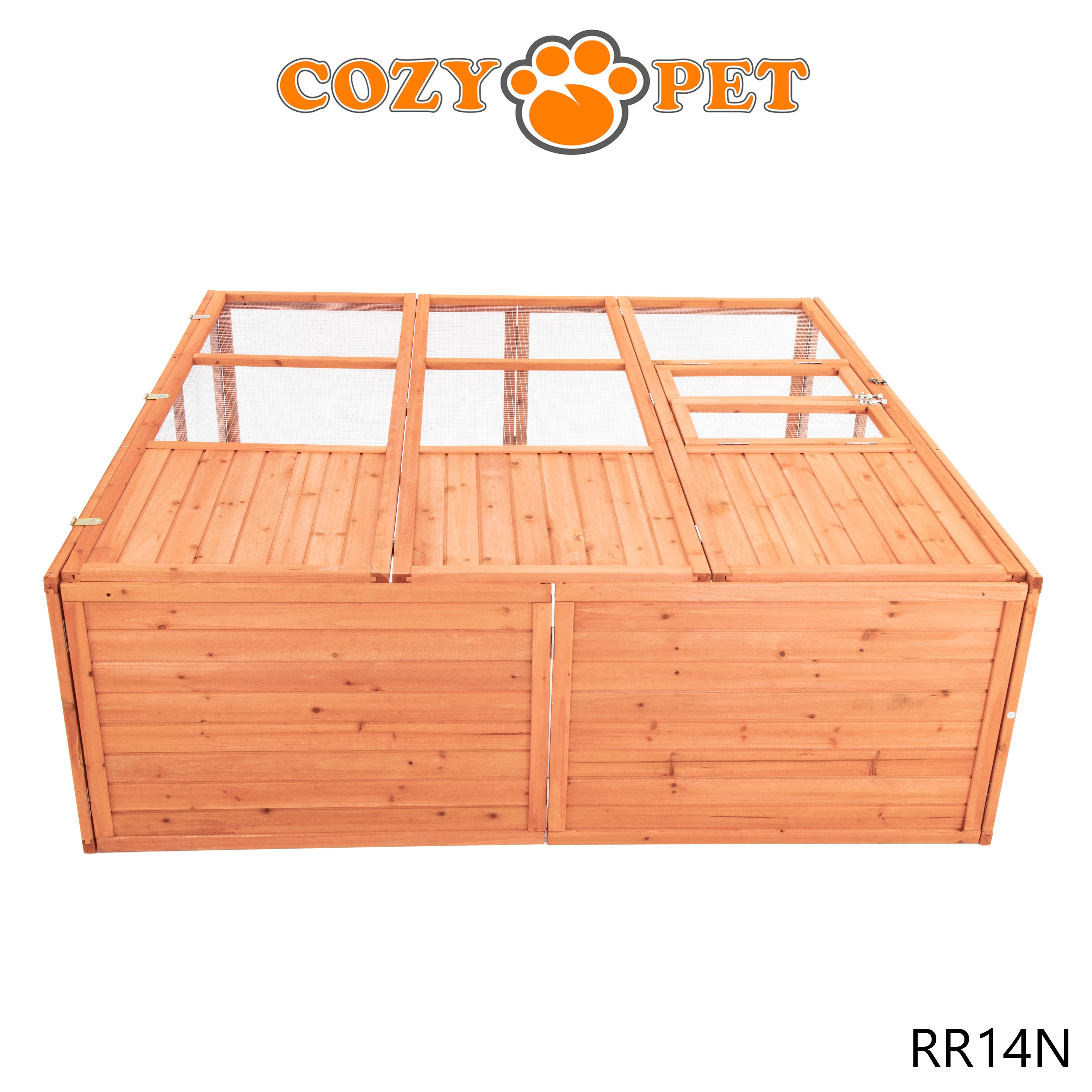 Rabbit Run Wooden Outdoor XL Chicken Run Poultry Model RR14