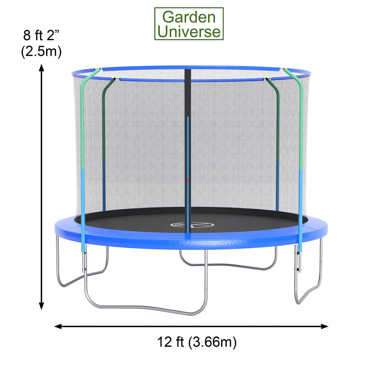 Trampoline 12ft with Safety Net and Ladder TR01-12FT-BL