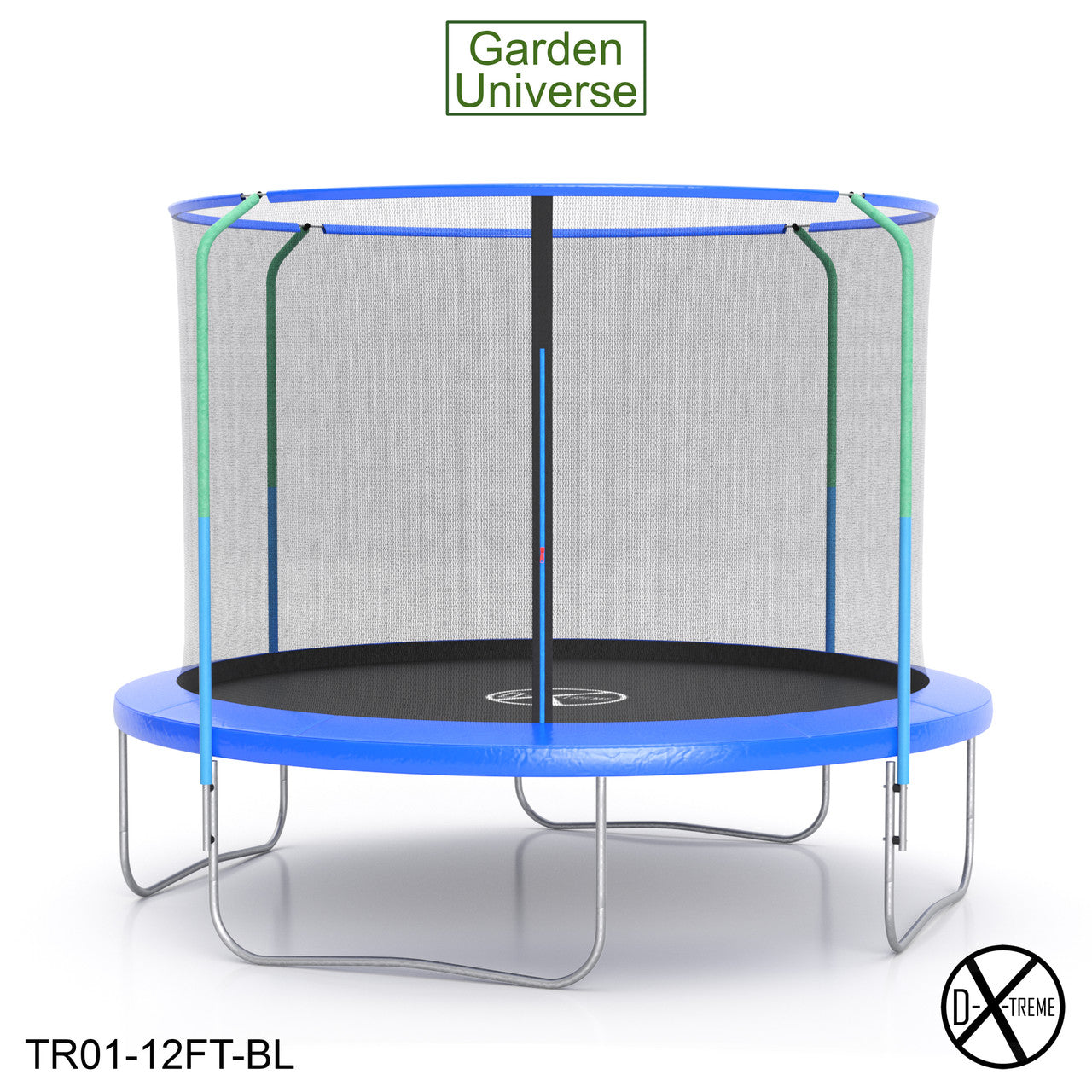 Trampoline 12ft with Safety Net and Ladder TR01-12FT-BL