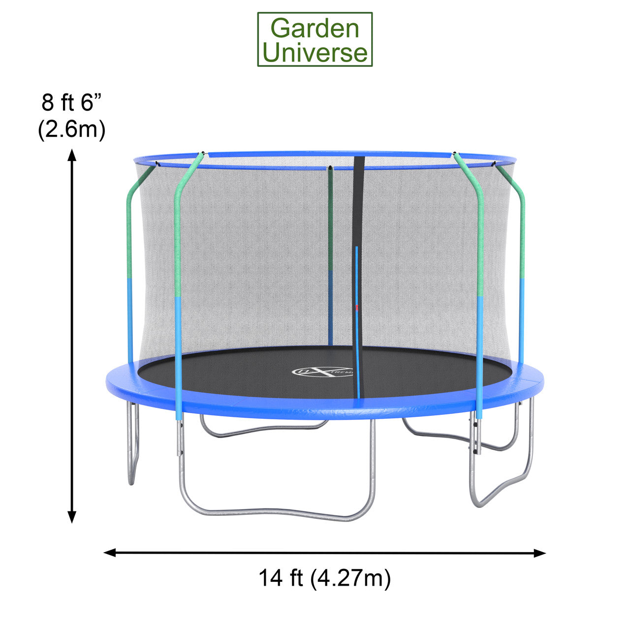 Trampoline 14ft with Safety Net and Ladder TR01-14FT-BL