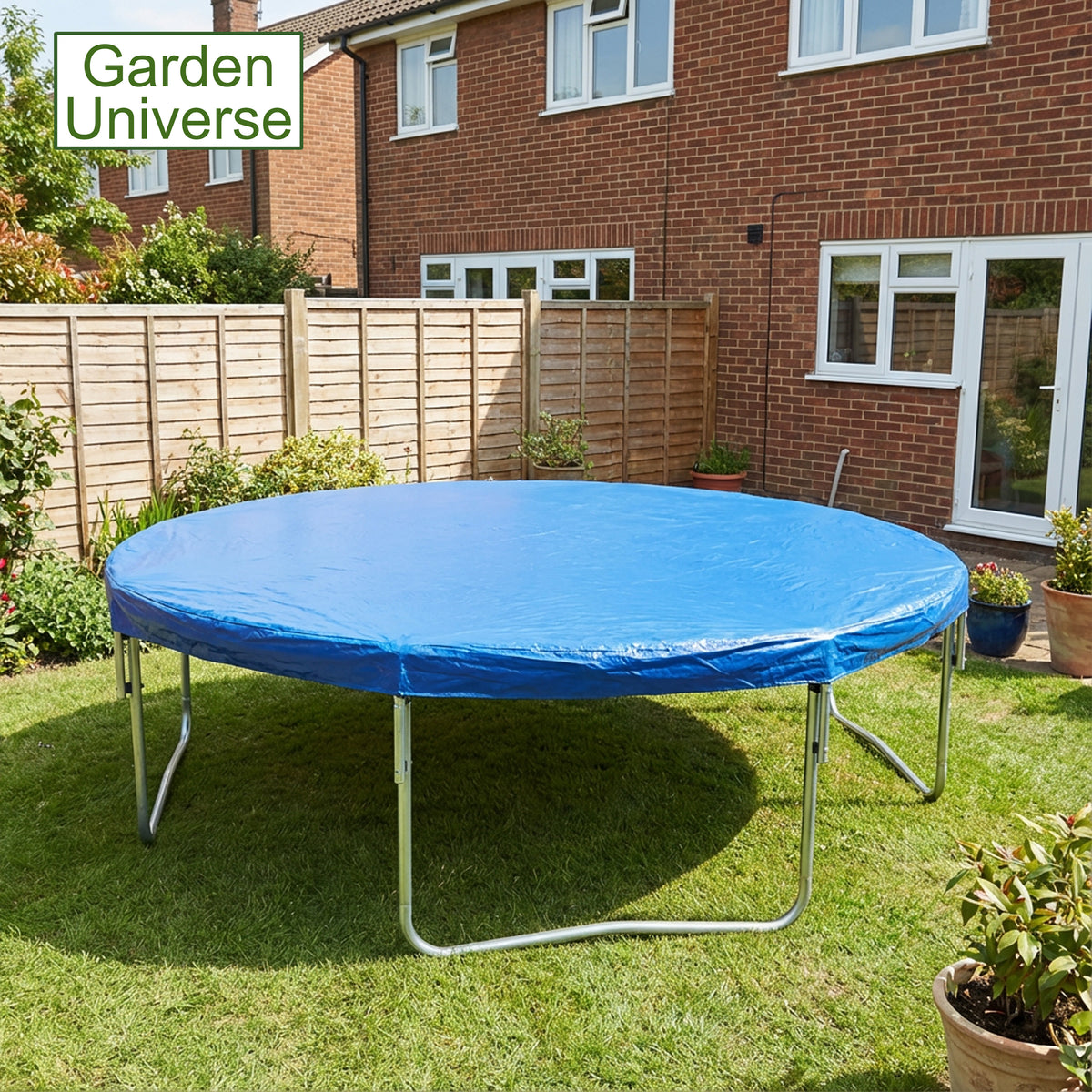 Garden Universe 8ft Trampoline Cover Waterproof Heavy Duty UV Resistant Weather Protection 244cm TC08