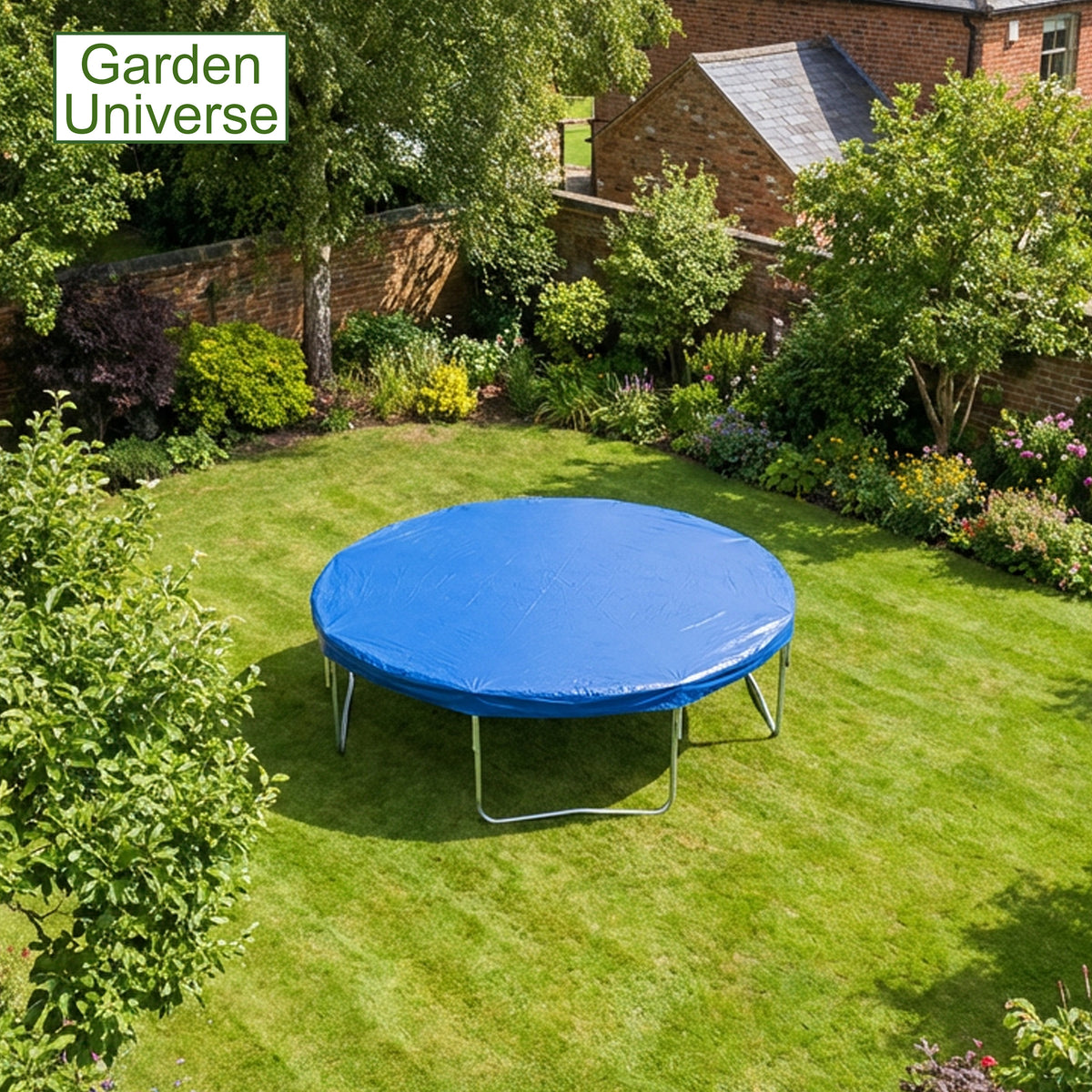 Garden Universe 8ft Trampoline Cover Waterproof Heavy Duty UV Resistant Weather Protection 244cm TC08