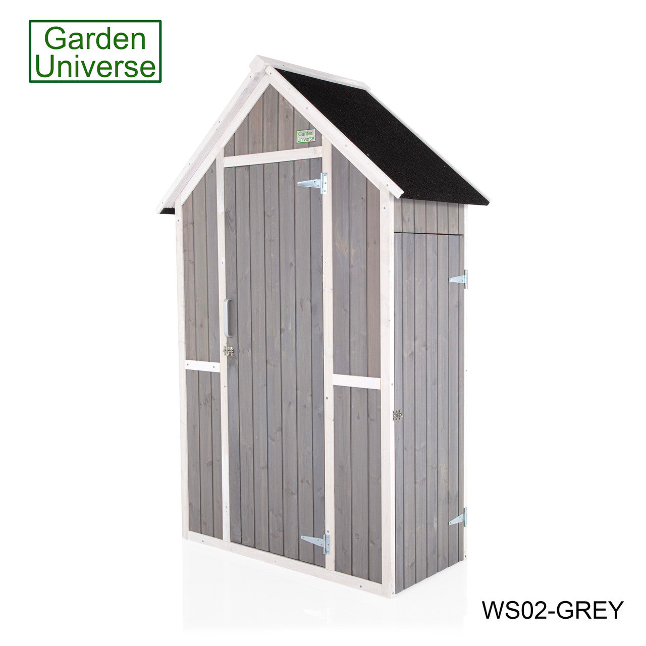 Tool Shed Storage Unit Outdoor Storage In Grey WS02-GREY