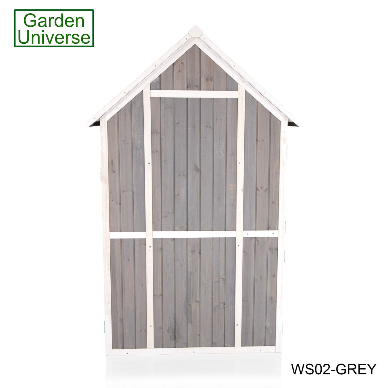 Tool Shed Storage Unit Outdoor Storage In Grey WS02-GREY