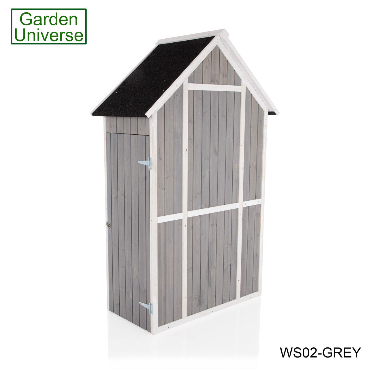 Tool Shed Storage Unit Outdoor Storage In Grey WS02-GREY