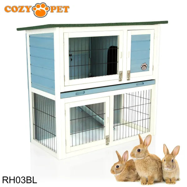 Rabbit Hutch 3ft - Blue - RH03BL