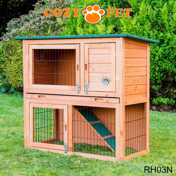 Rabbit Hutch 3ft - Natural - RH03N + RH03C