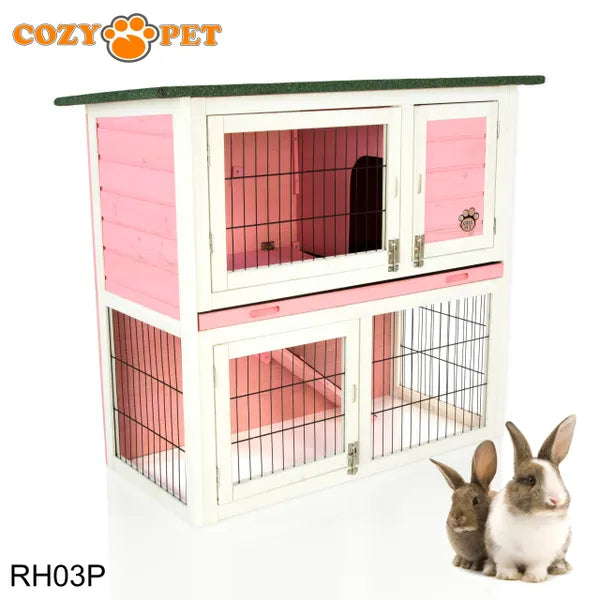 Rabbit Hutch 3ft - Pink - RH03P