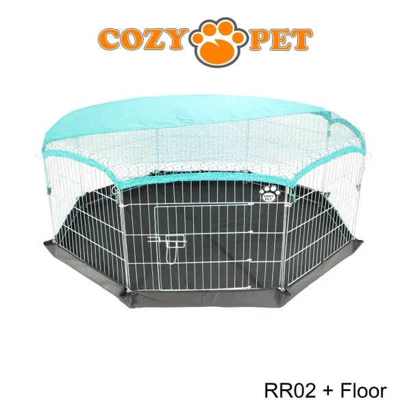 Rabbit Run 8 Panel with Sunshade and Floor RR02 + Floor