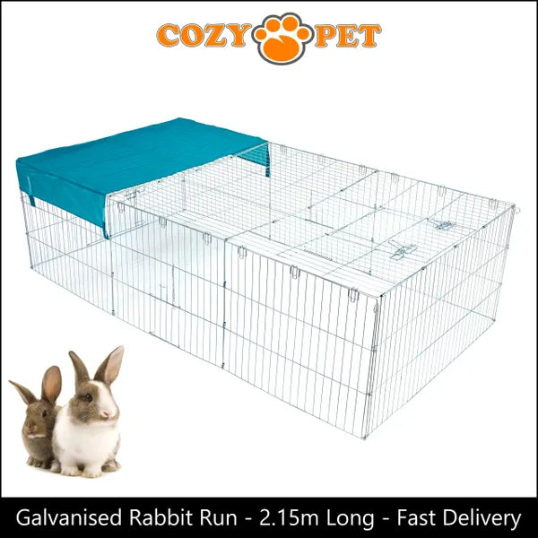 Rabbit Run 2.15m Long Rectangular with Sunshade - RR05