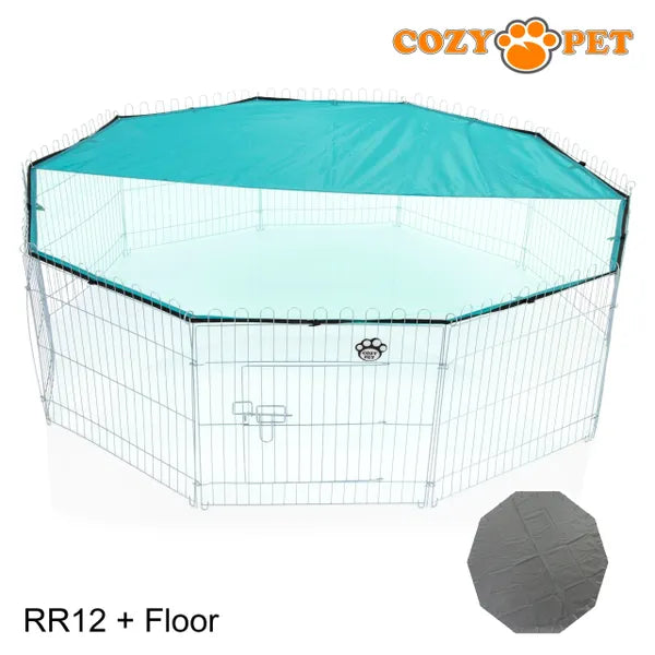 Rabbit Run 10 Panel with Sunshade and Floor RR12 + Floor